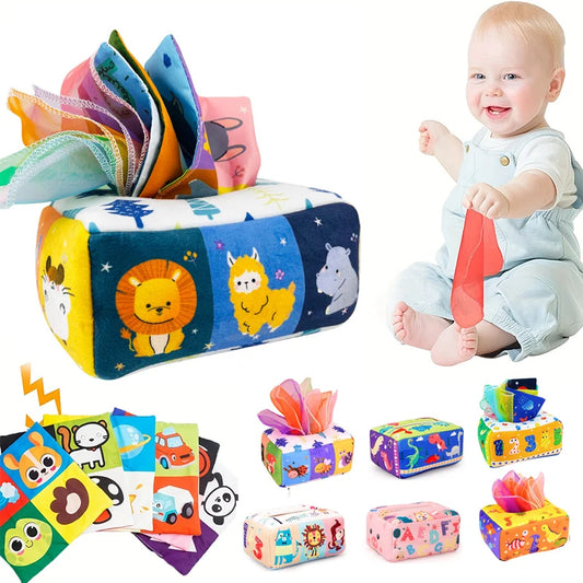 Magic Montessori Tissue Box – Sensory Learning Toy for Babies