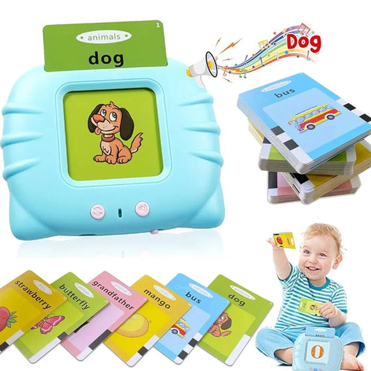 Talking Flashcards Learning Toy – Preschool Educational Audio Book Gift